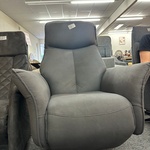 Relax fauteuil Harry, Microvezel, antraciet
